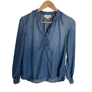 Cloth & Stone Chambray Pullover Top XSmall